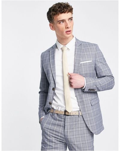 SELECTED Slim Fit Suit Jacket - Blue