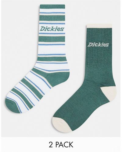 Dickies Two Pack Glade Spring Socks - Green