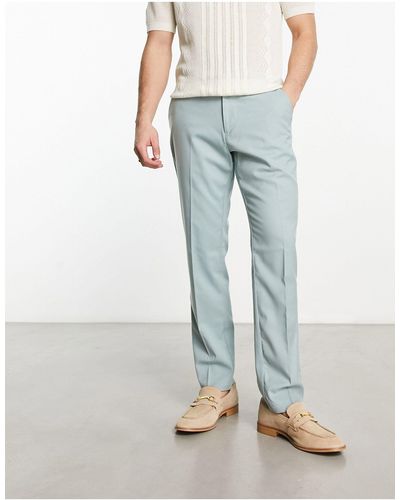 New Look Pantalon coupe slim habillé - sauge - Gris
