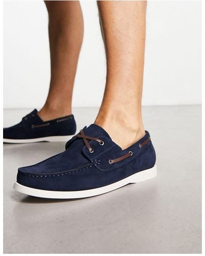 Truffle Collection Boat Shoes - Blue