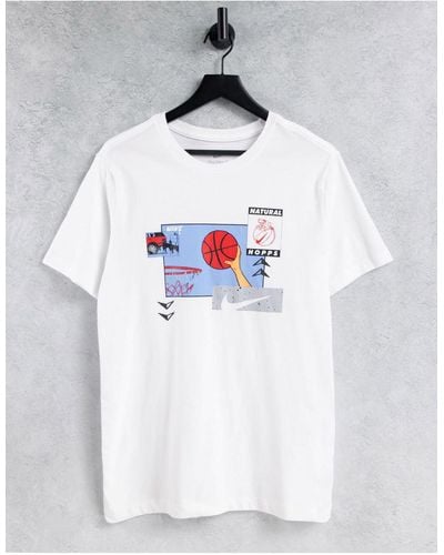Nike Basketball Original Hoops Graphic T-shirt - White