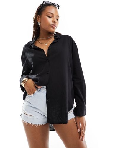 Cotton On Cotton On Relaxed Oversized Shirt - Black