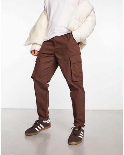 New Look Cargo Trousers - Brown
