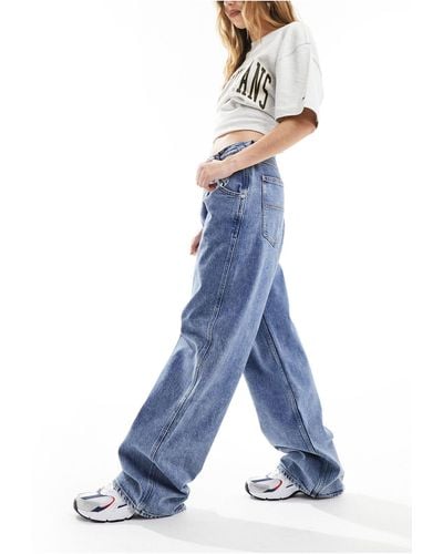Tommy Hilfiger Daisy Low Waisted baggy Jeans - Blue
