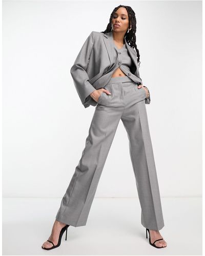 & Other Stories Straight Leg Pants - Gray