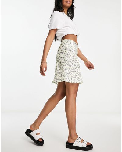 Lola May Mini Skirt - White