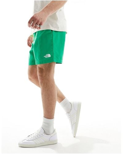 The North Face Watershort - pantaloncini da bagno verdi con logo - Verde