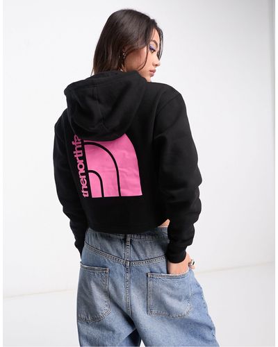 The North Face Coordinates - Cropped Hoodie - Rood
