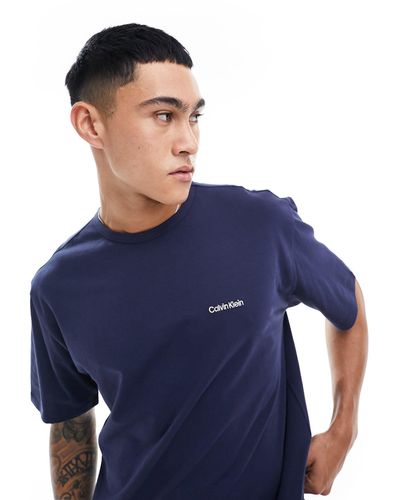 Calvin Klein – modern – lounge-t-shirt - Blau