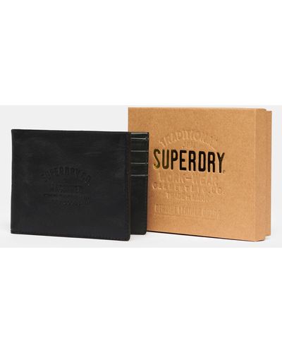 Superdry Pour des s portefeuille en cuir dans sa boîte - Neutre