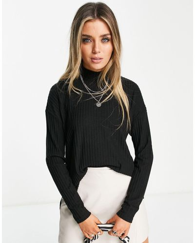 Vero Moda High Neck Sweater - Black