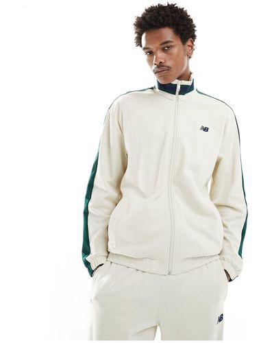 New Balance Sportswear greatest hits - giacca beige con zip - Bianco
