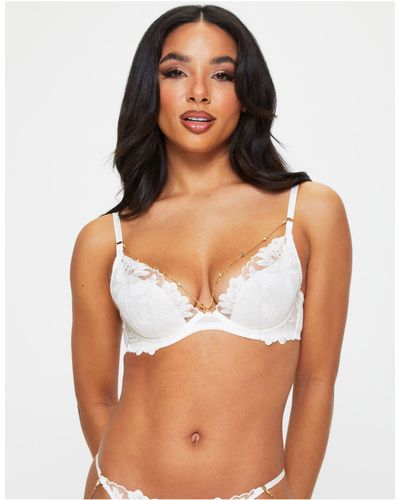 Ann Summers Angelic Padded Plunge - White