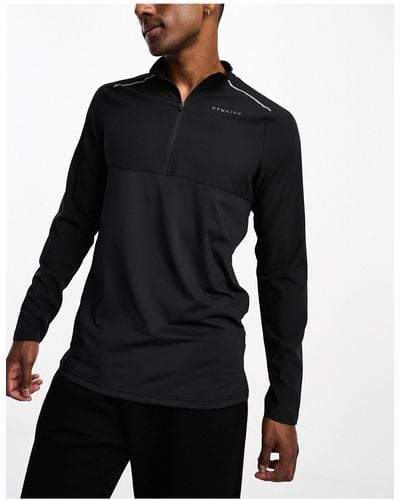 Gym King Uprising - sweat-shirt à col cheminée zippé - Noir