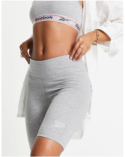 Reebok Small Logo legging Shorts - Grey
