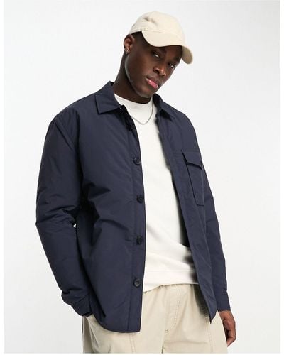 SELECTED Padded Worker Jacket - Blue