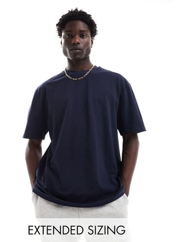 ASOS Oversized Pique T-shirt - Blue