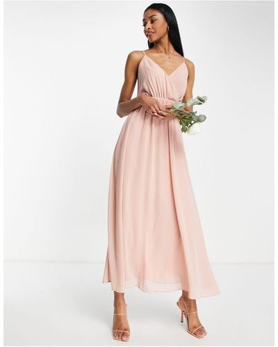 Vila Bridesmaid Maxi Dress - Pink