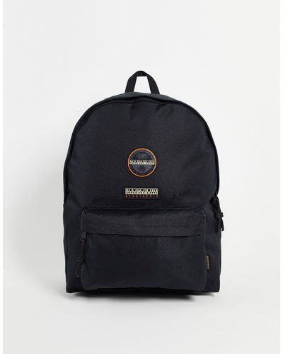 Napapijri Voyage 3 Backpack With Globe Patch Logo - Blue