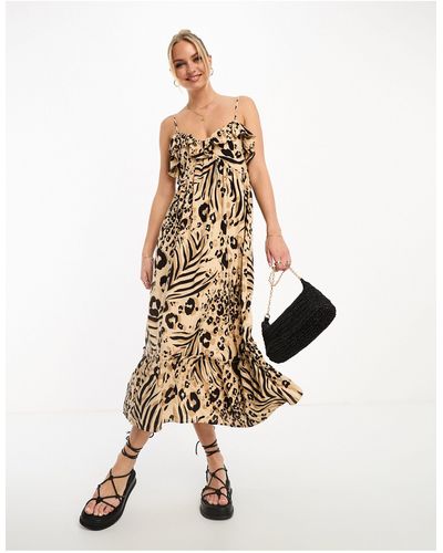 Miss selfridge leopard dress cheap