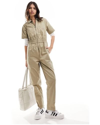 Dickies Vale Coverall Jumpsuit - Natural