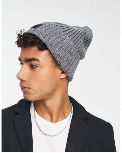 Only & Sons Heavy Knit Beanie - Grey