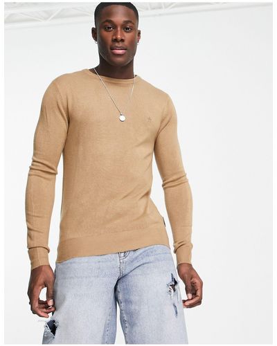 French Connection Crew Neck Jumper - Blue
