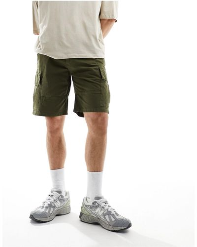 Barbour – basic-cargo-shorts aus ripstop - Weiß