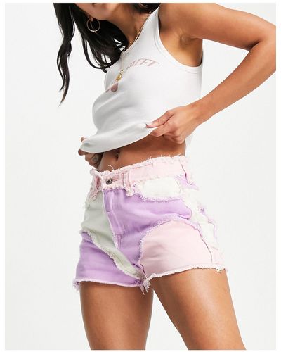 Vanilla Lace Bloomer Shorts In Off White
