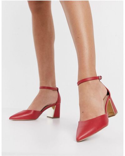 ALDO Zapatos rojos con tacón