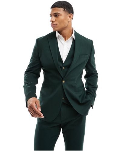 ASOS Wedding Slim Suit Jacket - Green