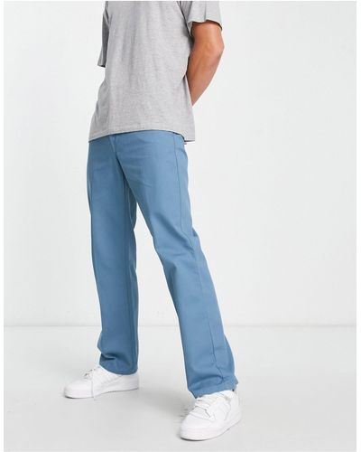 Lacoste Pantalon coupe classique - moyen - Bleu