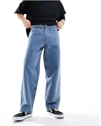 Vans Check-5 - jeans larghi lavaggio medio - Blu