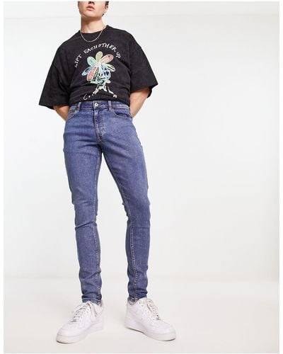Collusion X001 Skinny Jeans - Blue