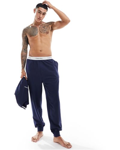 Calvin Klein Modern Cotton Lounge joggers - Blue