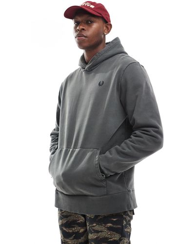 Fred Perry Heavy Weight Hoodie - Grey