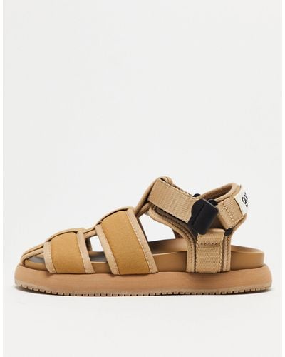 Goodnews Goat Quilted Sandals - Natural