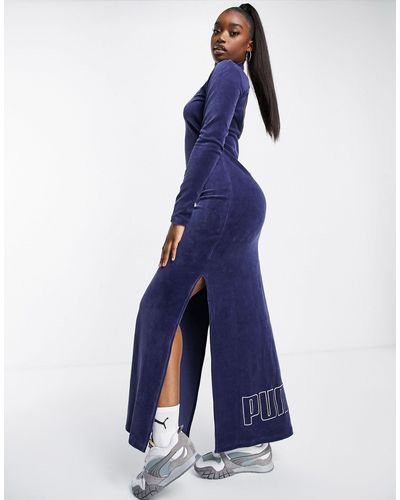 PUMA – Icons 2.0 Fashion – Kleid - Blau