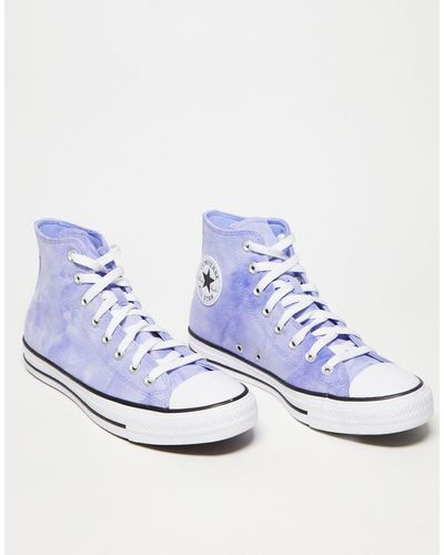 Converse Chuck Taylor All Star Hi Tie-dye Sneakers - Blue