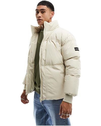 Good For Nothing Puffer Jacket - White