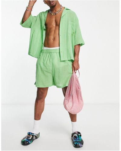 Green Collusion Shorts for Men | Lyst