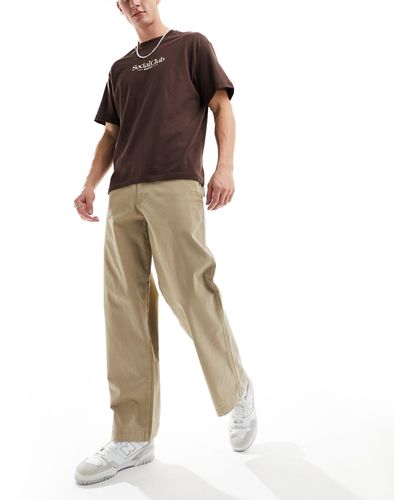 Jack & Jones Bill - pantalon chino large - beige - Neutre