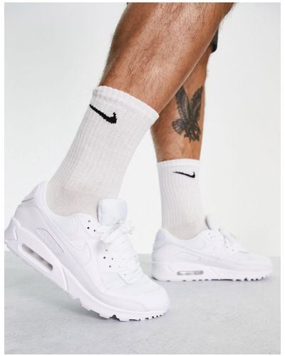 Nike – air max 90 recraft – komplett e sneaker - Weiß