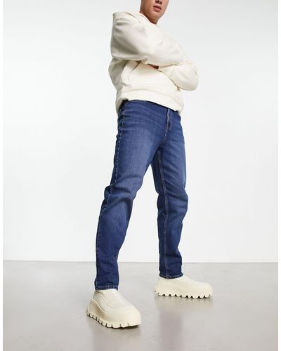New Look Smaltoelopende Jeans - Blauw