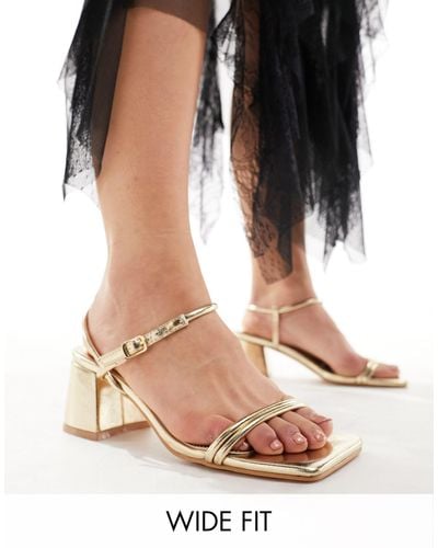 Public Desire – oracle – e sandalen mit mittelhohem absatz - Schwarz