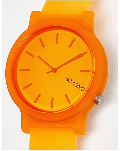 Komono Mono Glow - Horloge - Oranje