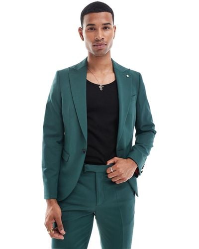 Twisted Tailor Suit Jacket - Green