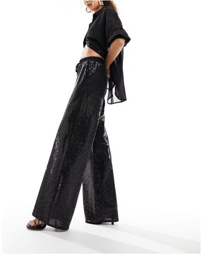 Closet Embellished Tailored Trousers - White