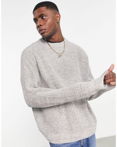 Weekday John Oversized Sweater - Gray