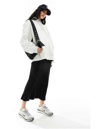 Weekday Essence Relaxed Fit Hoodie - White
